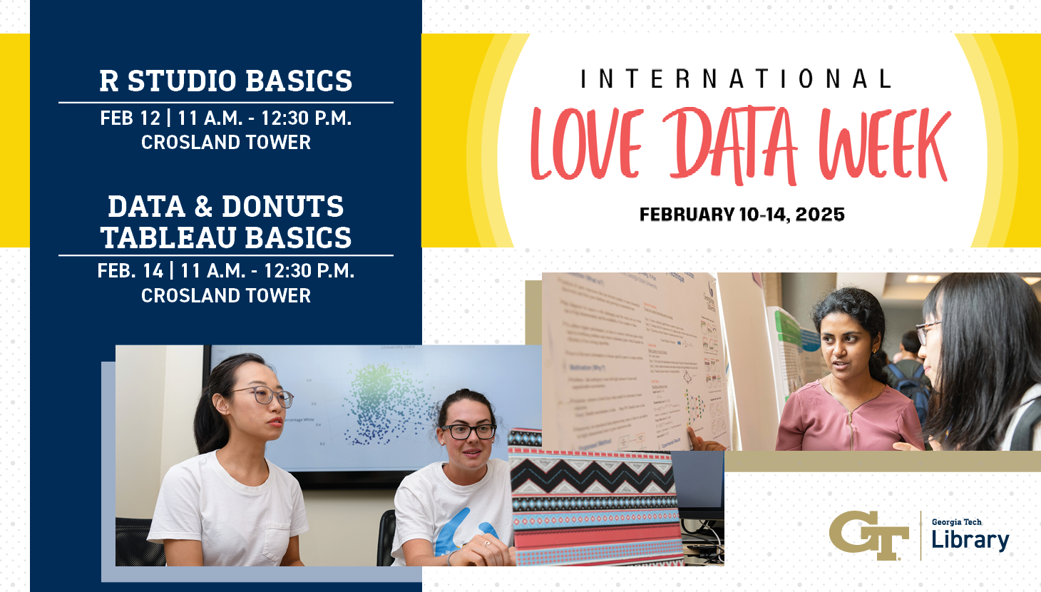 Love Data Week 2025 Data & Donuts Tableau Basics Campus Calendar